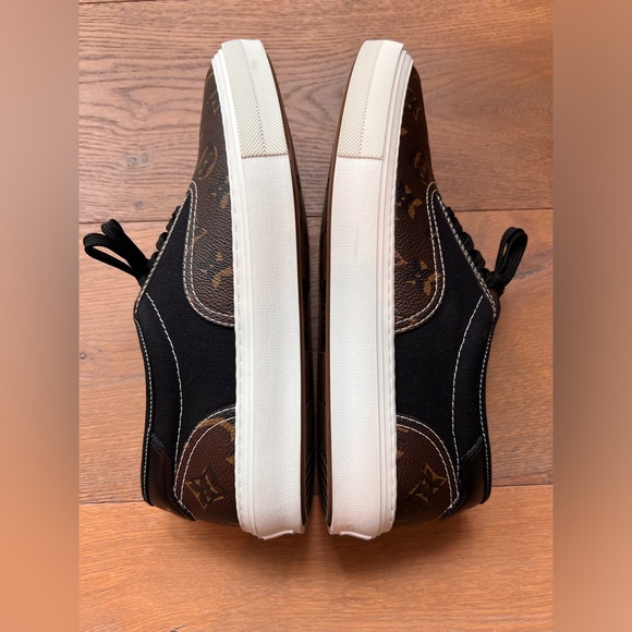 🔹Louis Vuitton Trocadero Monogram Sneakes  LV 7=8 Us - Picture 4 of 12